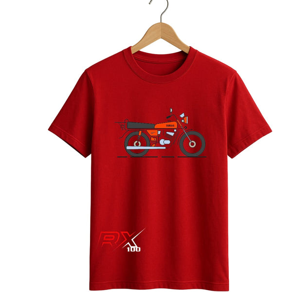 Yamaha RX100 Retro Graphic round neck T-Shirt
