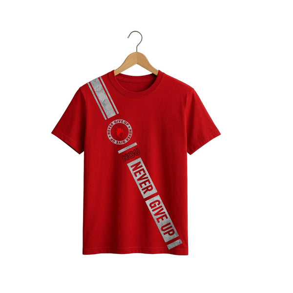 Never Give Up Diagonal Print Weight, Heavy weight / Premium Feel