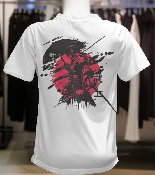 Samurai Spirit Japanese Warrior Graphic T-Shirt