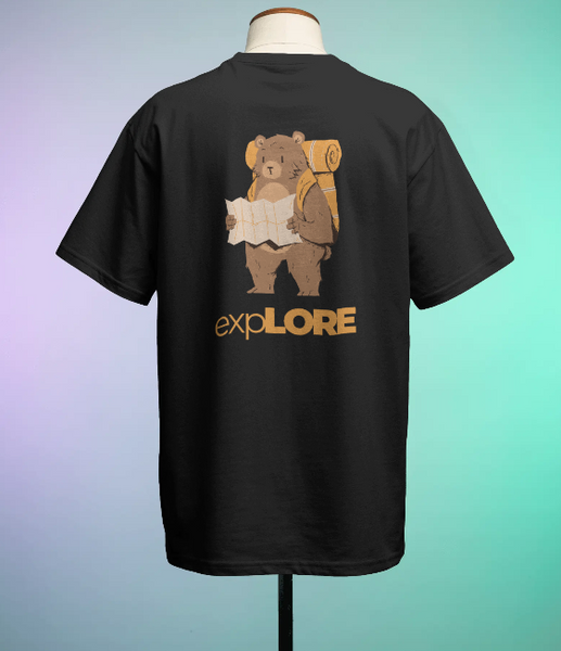 Explore Bear Adventure Graphic T-Shirt