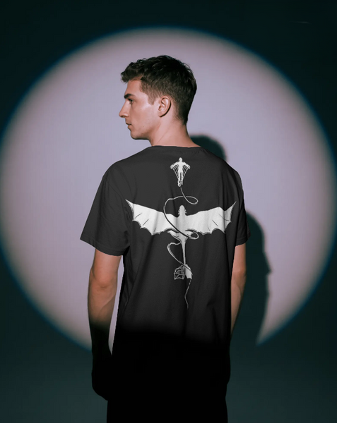 Dragon Back Print | Dragon Rider Silhouette Shirt